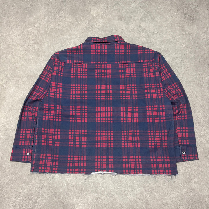 Yardsale Cropped Checkered Shirt (M)