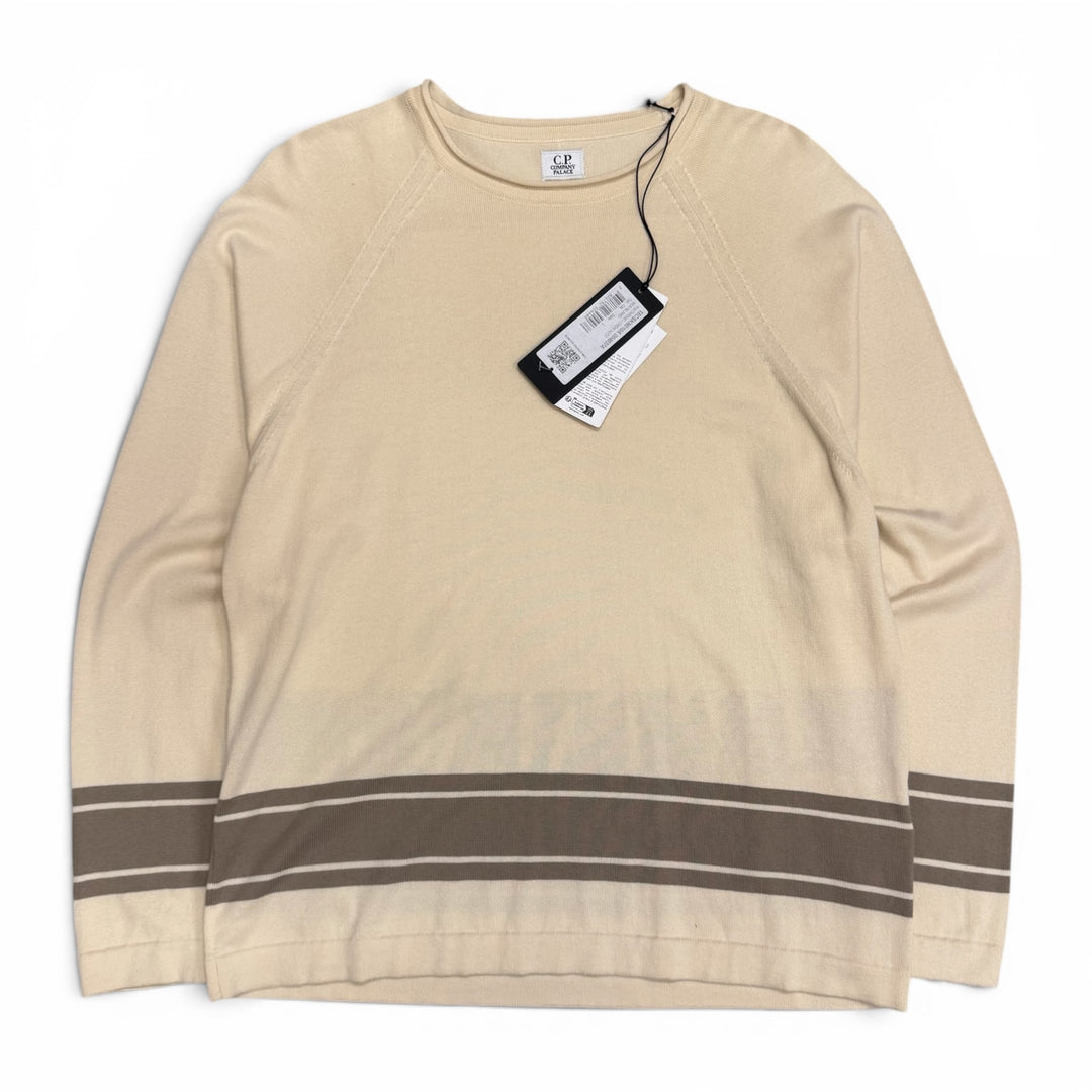 Palace CP Company Sea Island Mock Neck Knit Beige (L)