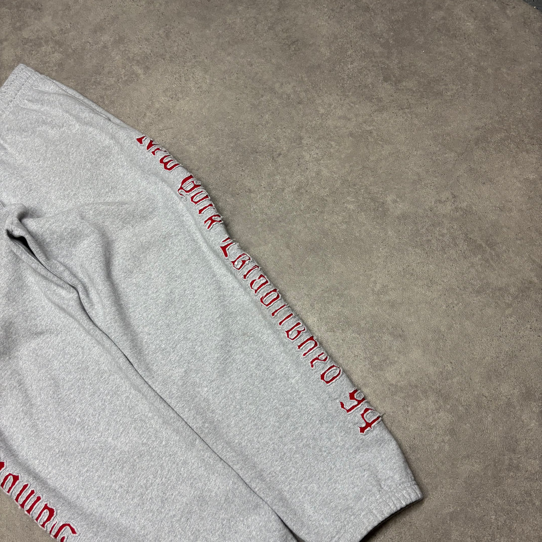 Supreme Grey Tracksuit Jogging Bottoms (L)