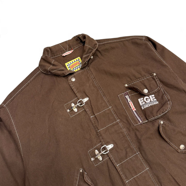 Vintage Egemony Fireman Clasp Jacket Brown (XL)