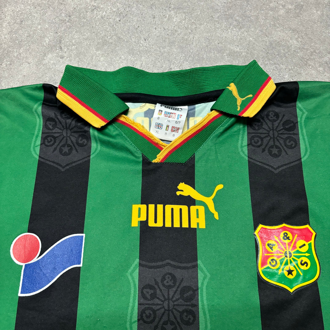 1998' Vintage Puma GAIS Gotëborg Green Football Shirt (XL)