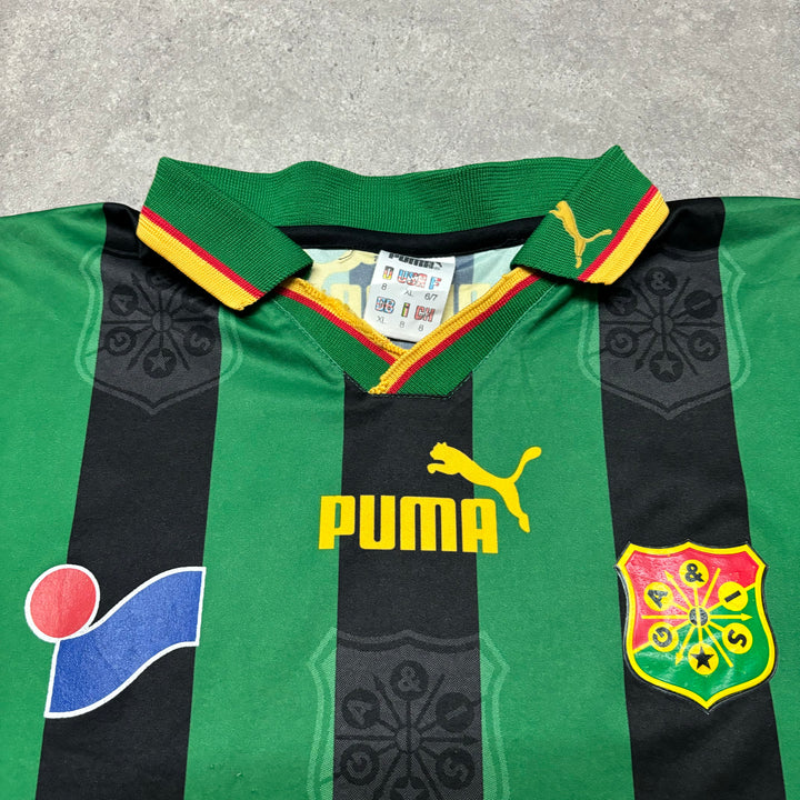 1998' Vintage Puma GAIS Gotëborg Green Football Shirt (XL)