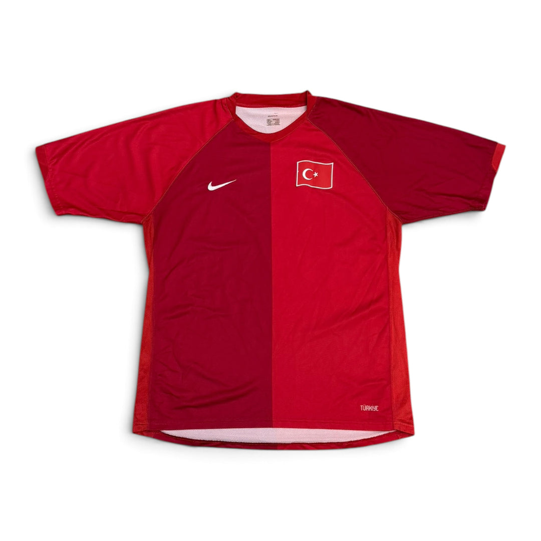 Turkey 2006/07 Nike Football Shirt Red (L)