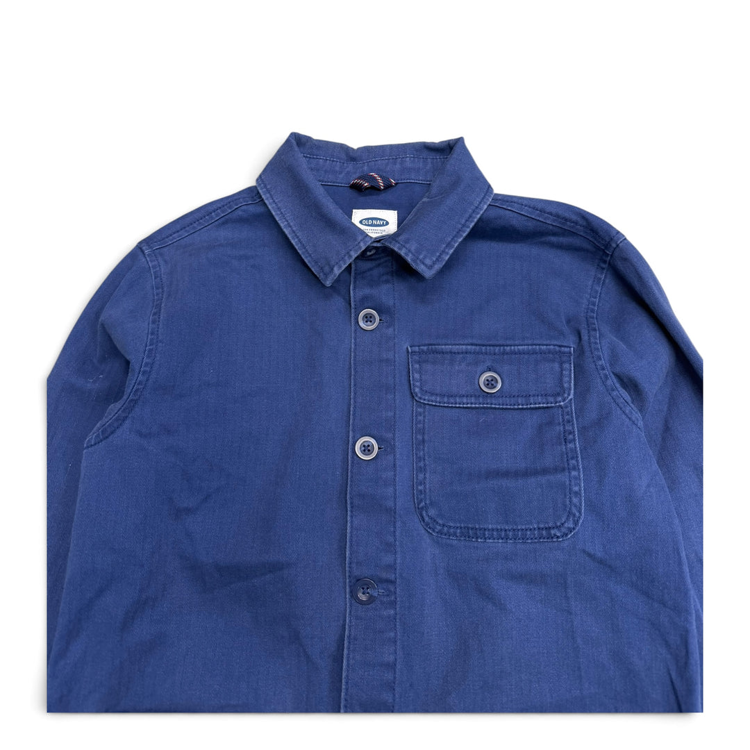 Old Navy French Chore Blue Jacket (Women's Medium)