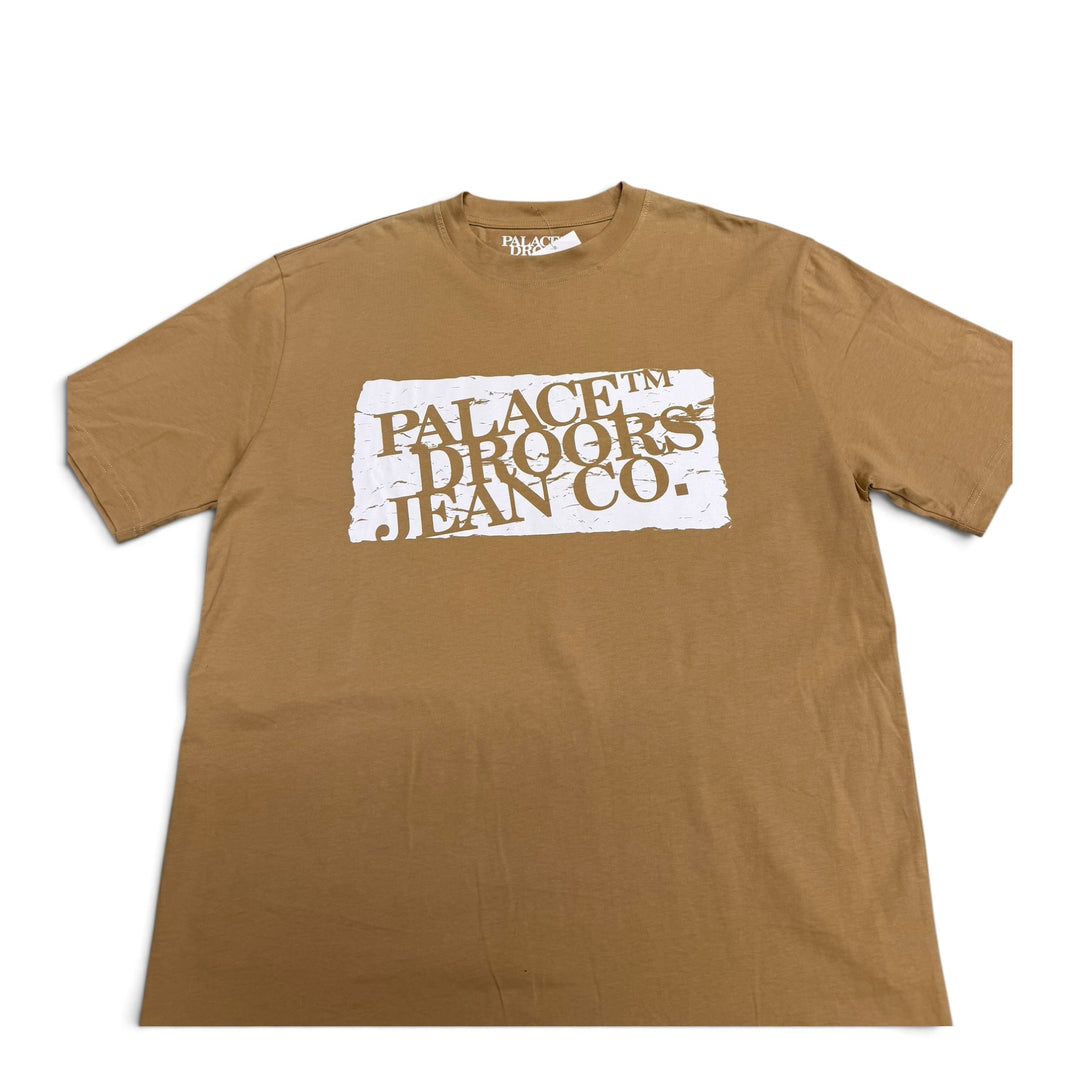 Palace Droors Jeans Co Graphic T shirt Beige (XL)