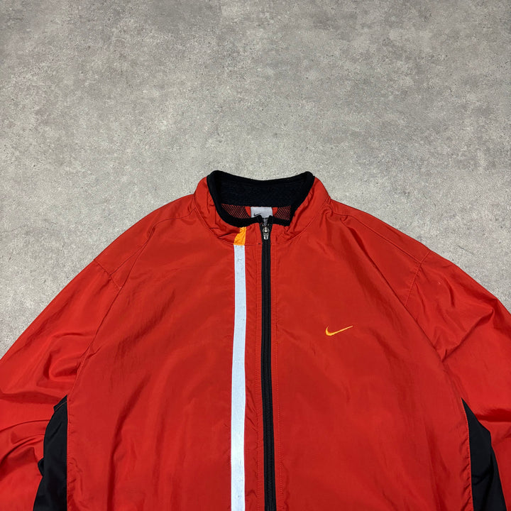 00's Vintage Nike Orange Windbreaker Jacket (M)