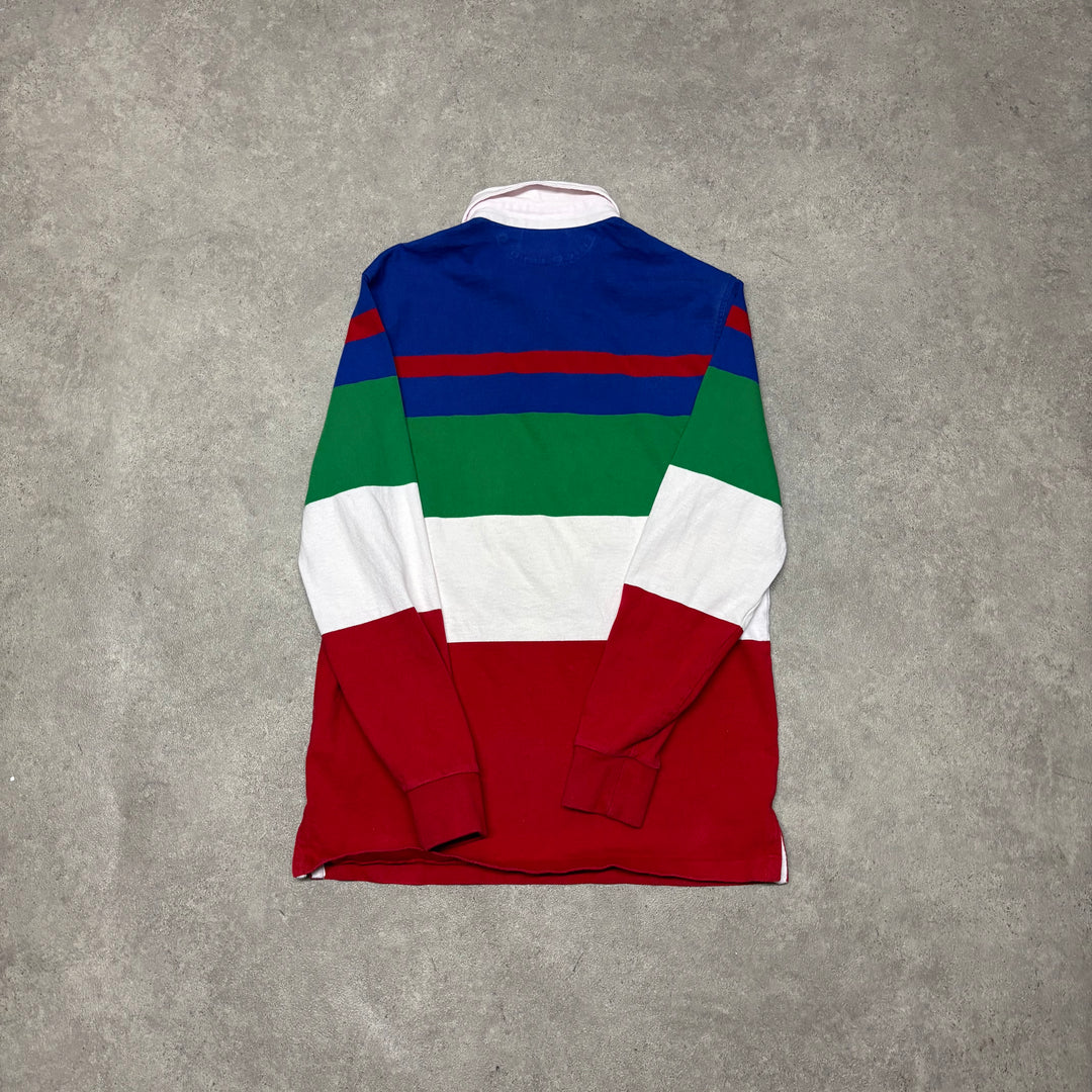 Vintage Polo Ralph Lauren Multicoloured Rugby Shirt (S)