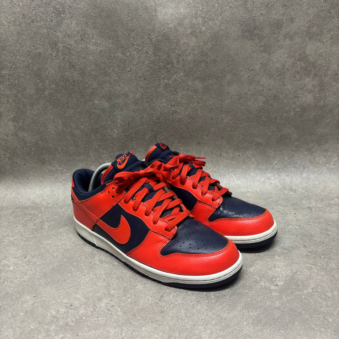 Low Sp Navy Blue And Orange Dunks Nike Dunk Low SP Syracuse Orange