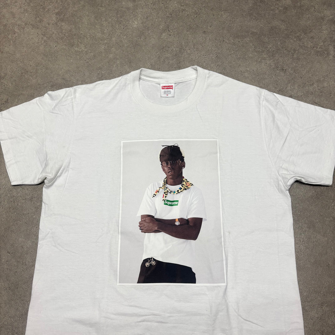 Supreme White Tyler The Creator Graphic T-Shirt (M)