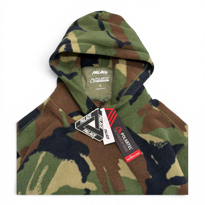 Palace Green Camo Polartec Lazer Hoodie (L)