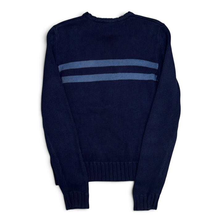 Vintage Polo Ralph Lauren Navy heavy Knitted Jumper (S)