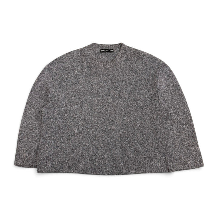 Cole Buxton Heavy Knit Crew Neck Jumper Grey (M)