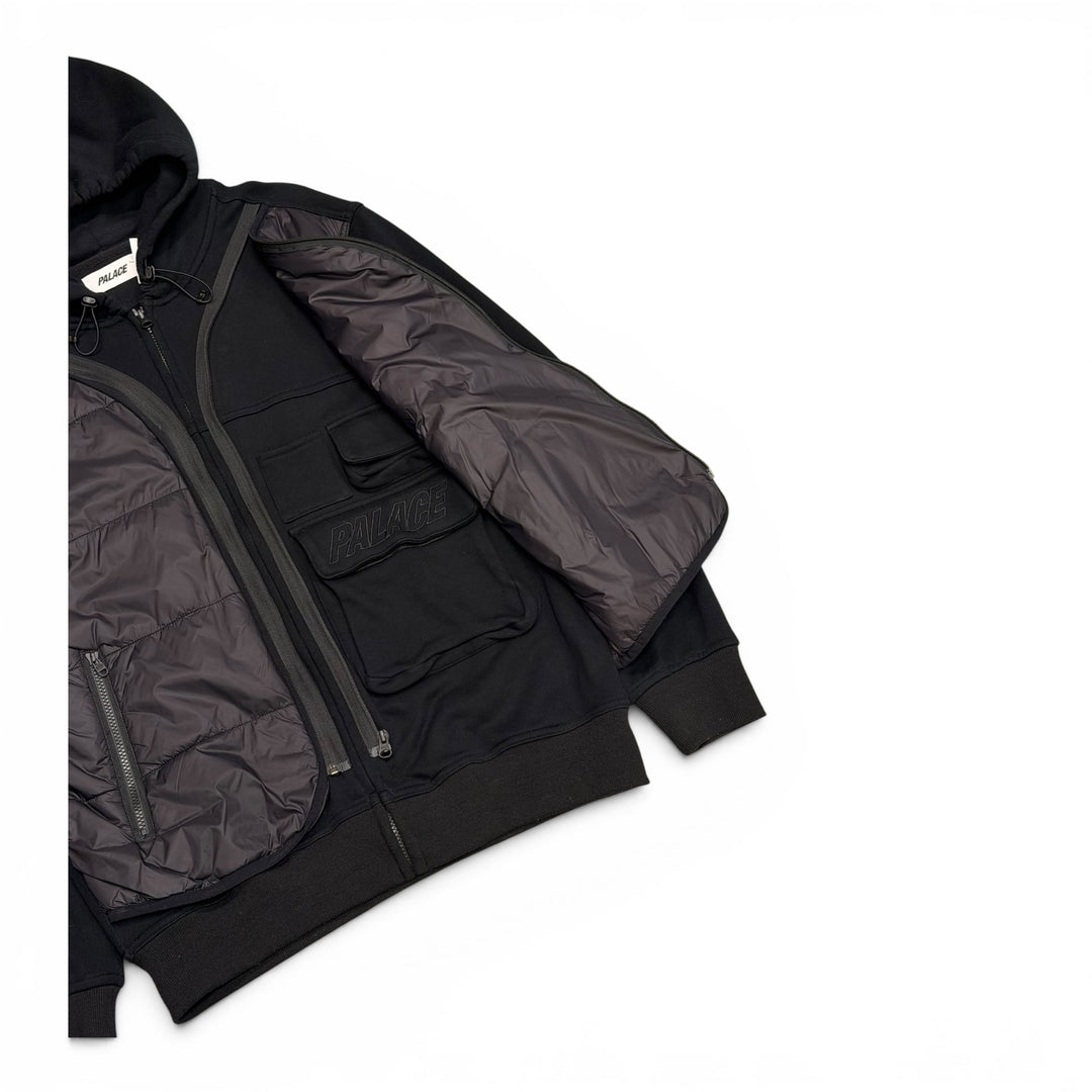 Palace Black Tactical Zip Hoodie (L)