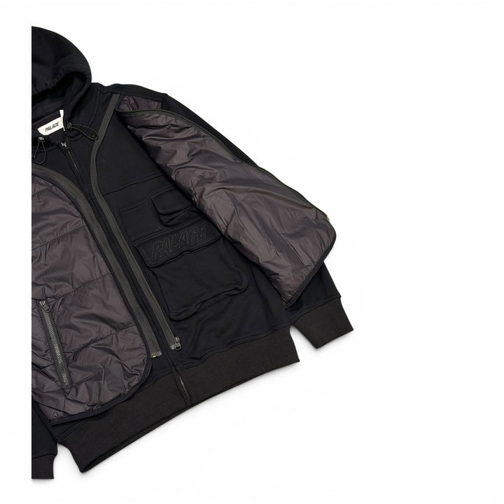 Palace Black Tactical Zip Hoodie (L)