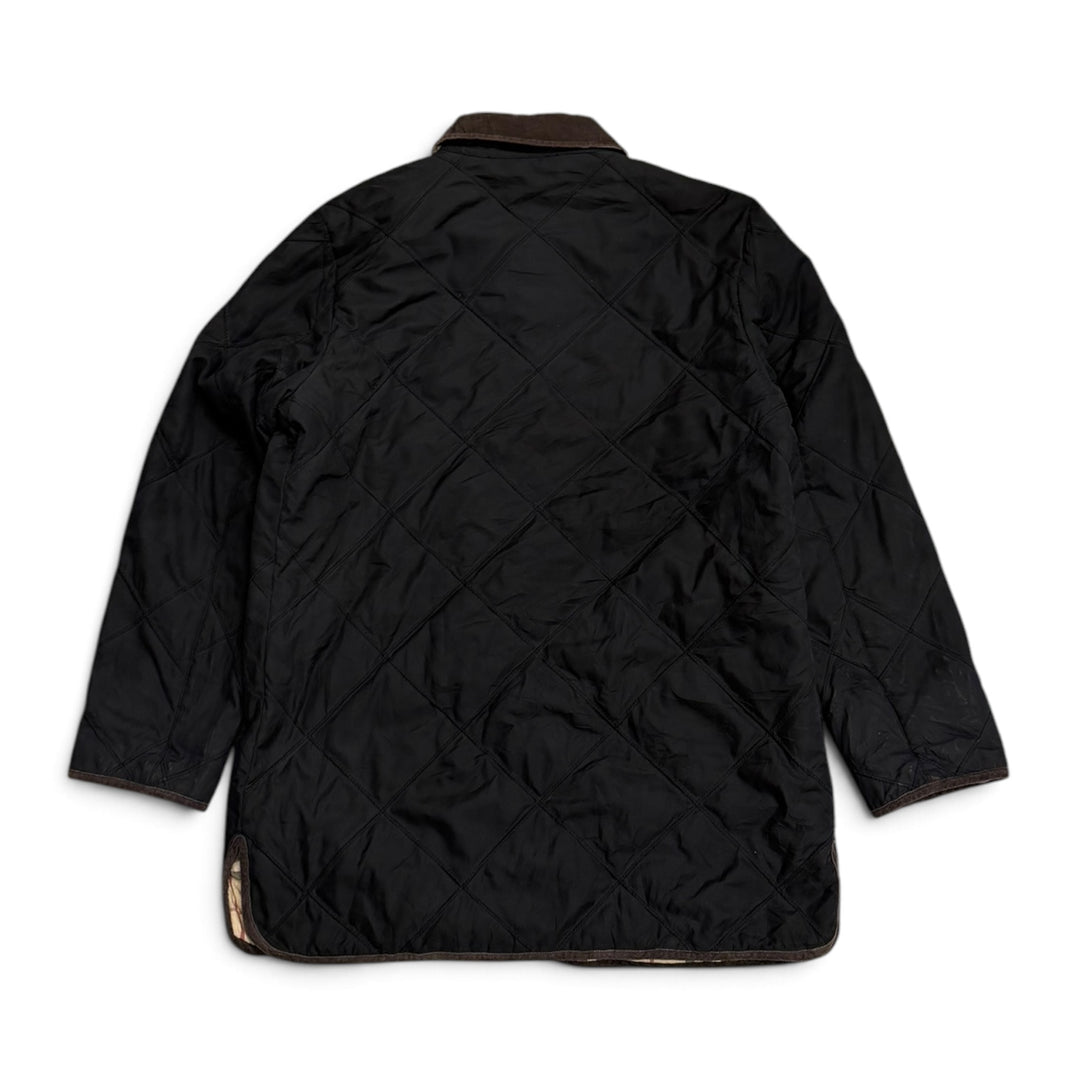Vintage Burberrys Quilted Jacket Navy (M)