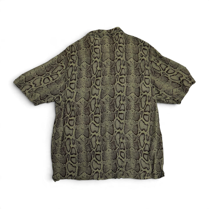 Supreme Snake S/S Short Sleeve Shirt Green (L)