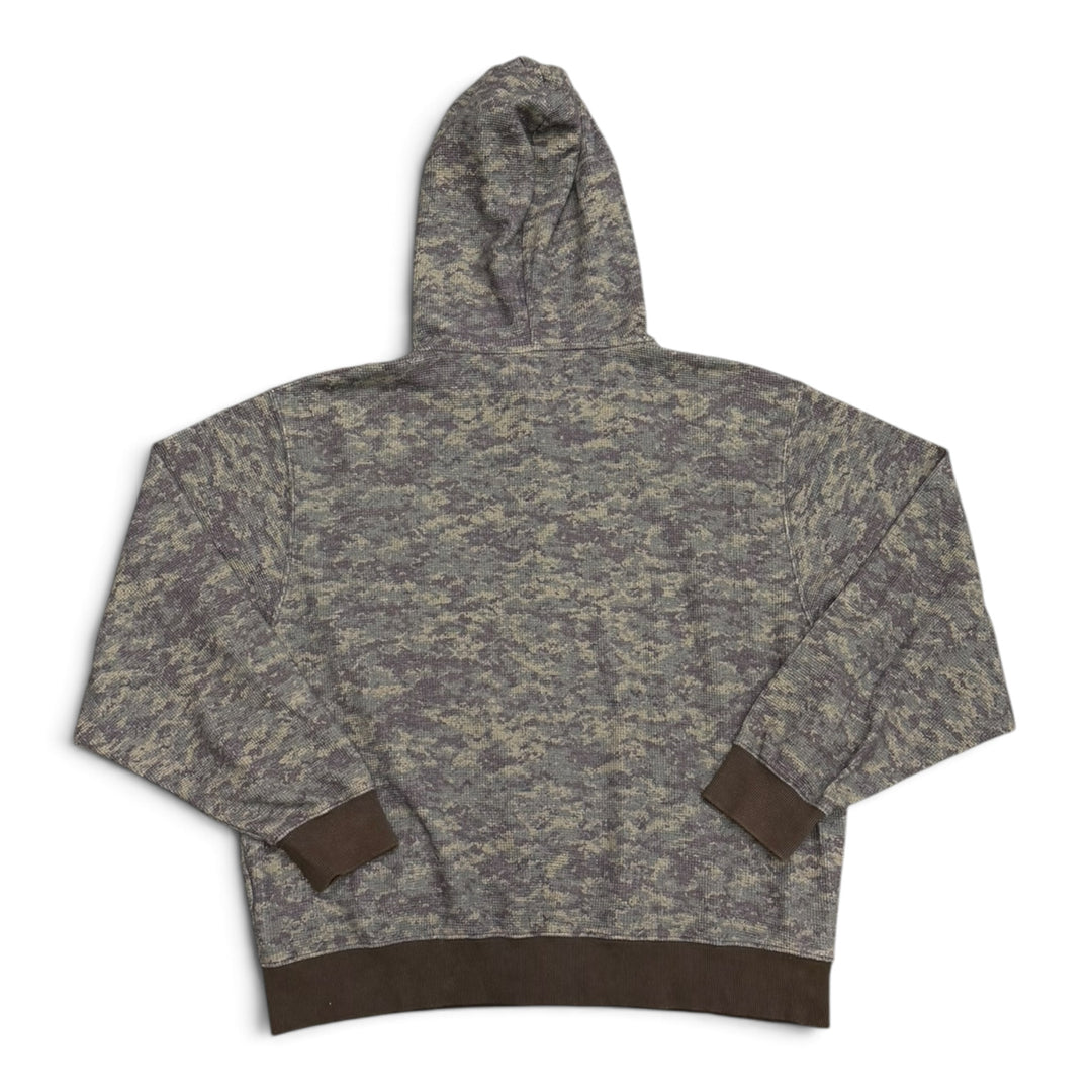Yardsale Camo Zip Up Hoodie Green (XL)