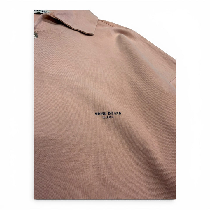 Vintage Stone Island Marina 80's Polo Tshirt Pink (XL)