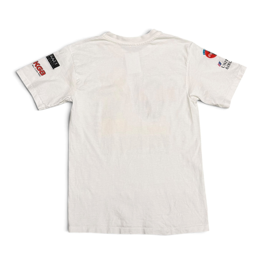 Vintage Single Stitch Hard Rock Cafe Graphic T shirt White (M)