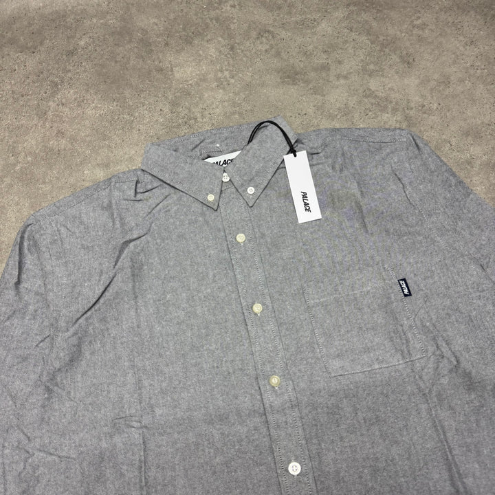 Palace Long Sleeve Grey Shirt (XL)