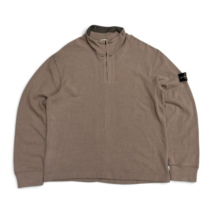 Vintage Stone Island Quarter ZIp Jumper Beige (XXL)