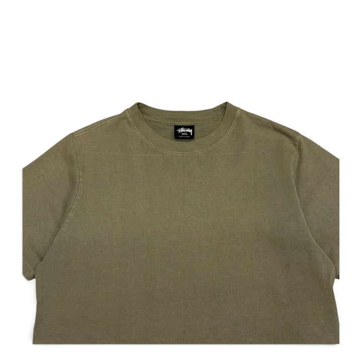 Stussy Khaki Heavy Cotton T-shirt (S)