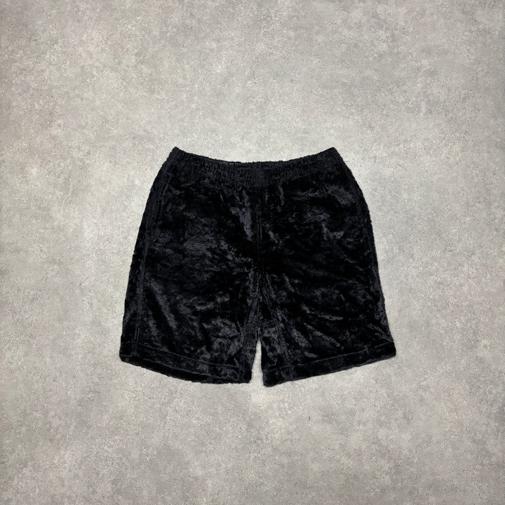 Supreme Fuzzy Pile Black Shorts (M)