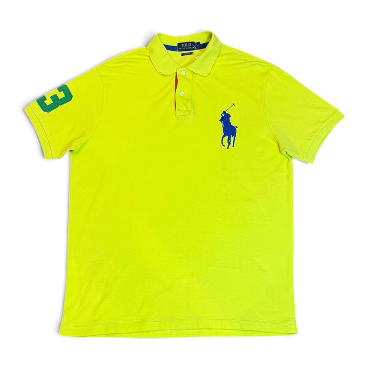 Vintage Polo Ralph Lauren Yellow Polo Shirt (L)
