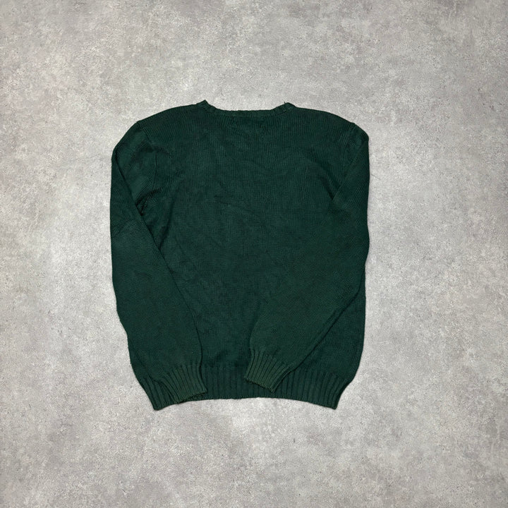 Vintage Polo Ralph Lauren Green Knitted Sweater (L)
