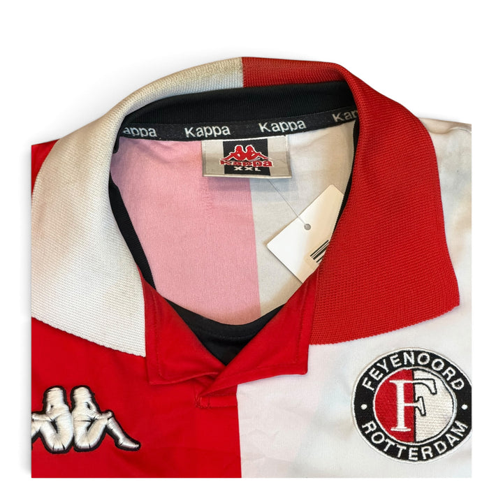 Vintage Kappa Feyenoord Red & Home Football Shirt (XXL)