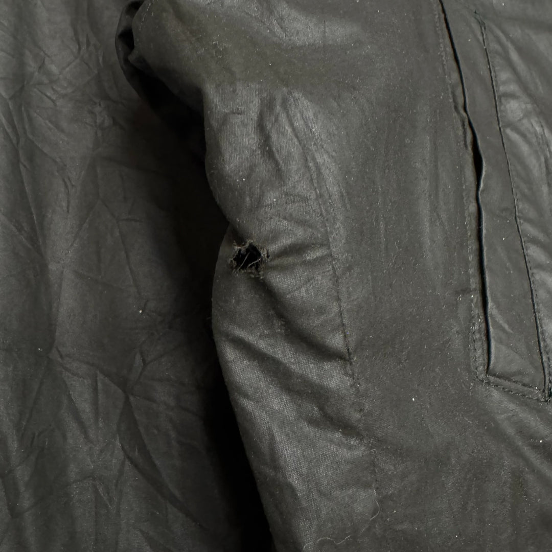 Vintage Burberrys Waxed Jacket Dark Brown (XXS)