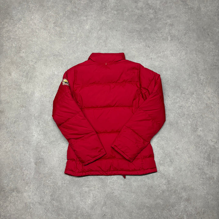 Vintage Polo Ralph Lauren Jeans Red Puffer Jacket (XS)