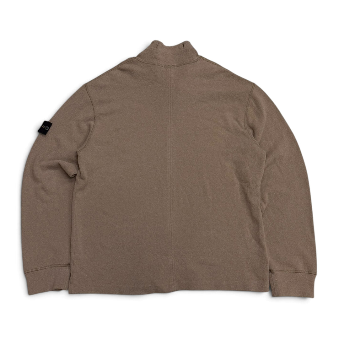 Vintage Stone Island Quarter ZIp Jumper Beige (XXL)