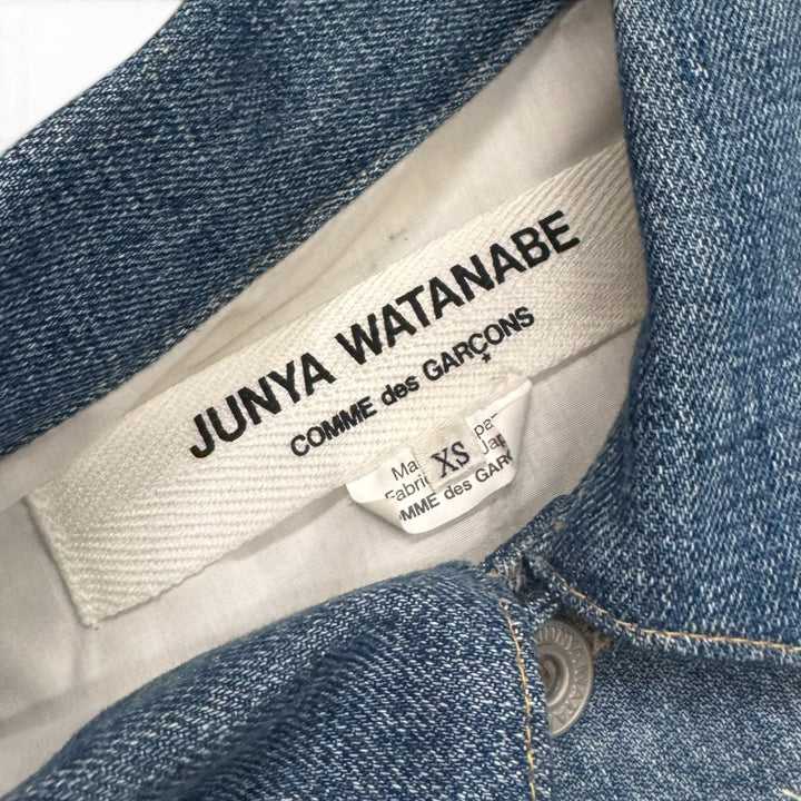 Junya Watanabe Patchwork Denim Jacket Blue (XS)