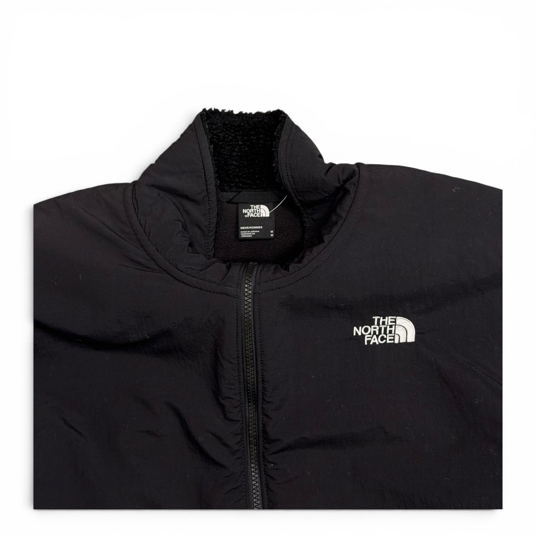 The North Face Black Sherpa Deep Pile Quarter Zip Fleece (M)