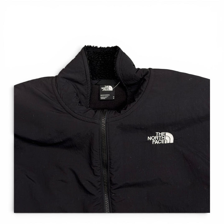 The North Face Black Sherpa Deep Pile Quarter Zip Fleece (M)