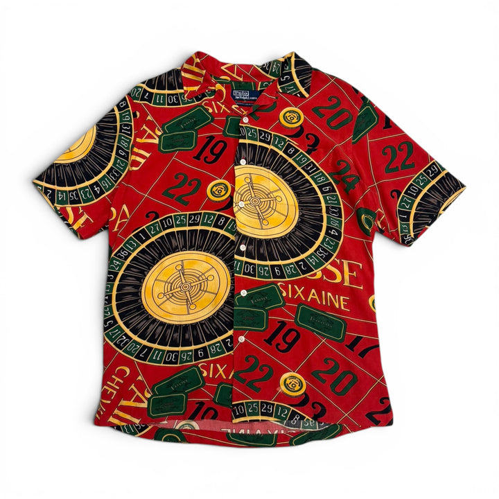 Rare 90's Vintage Polo Ralph Lauren Red Casino Shirt (M)