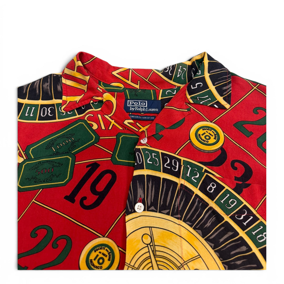 Rare 90's Vintage Polo Ralph Lauren Red Casino Shirt (M)