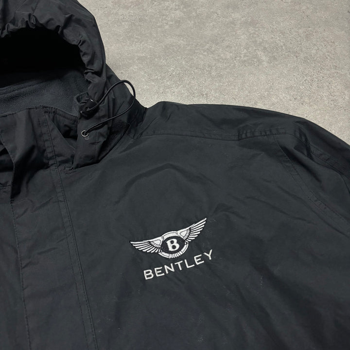 Vintage Bentley Black Waterproof Fleece Lined Black Jacket (XXL)