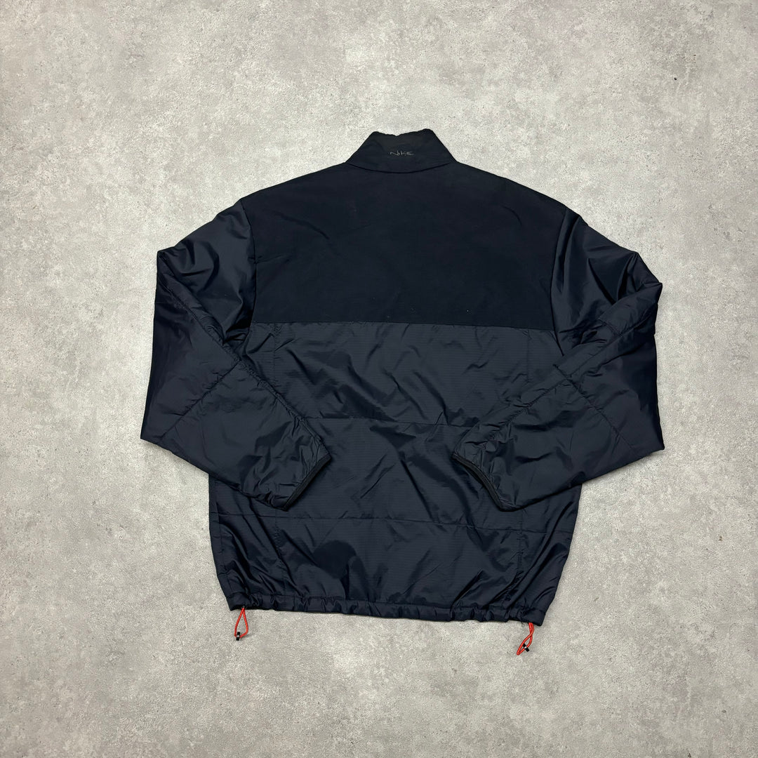 00's Vintage Nike Black Technical Puffer Jacket (M)