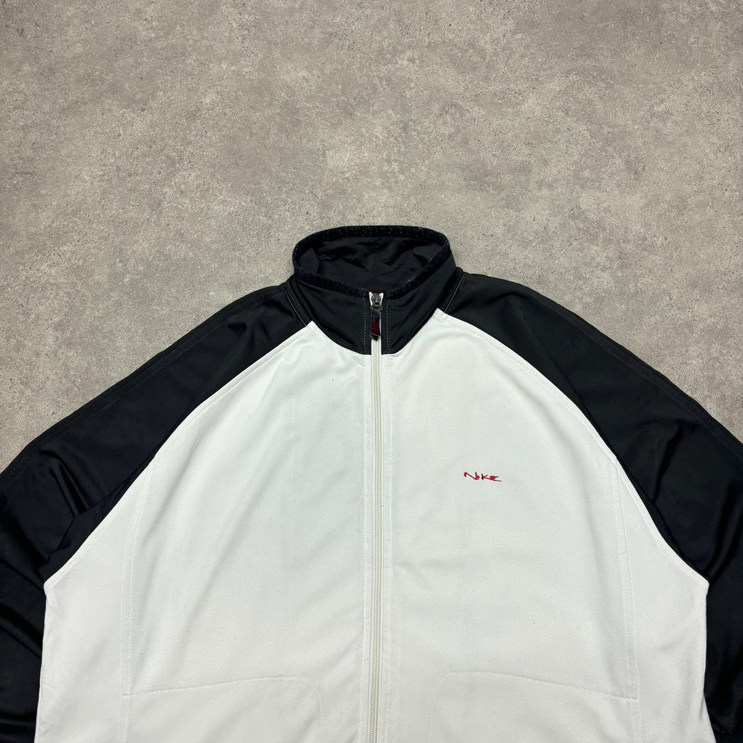 00's Vintage Nike White Technical Full Zip Jacket (M)