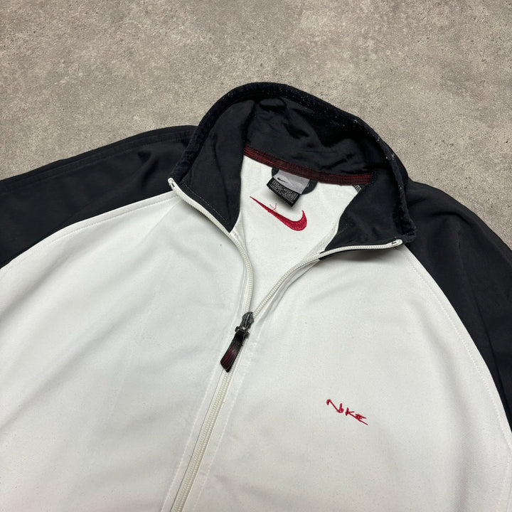 00's Vintage Nike White Technical Full Zip Jacket (M)