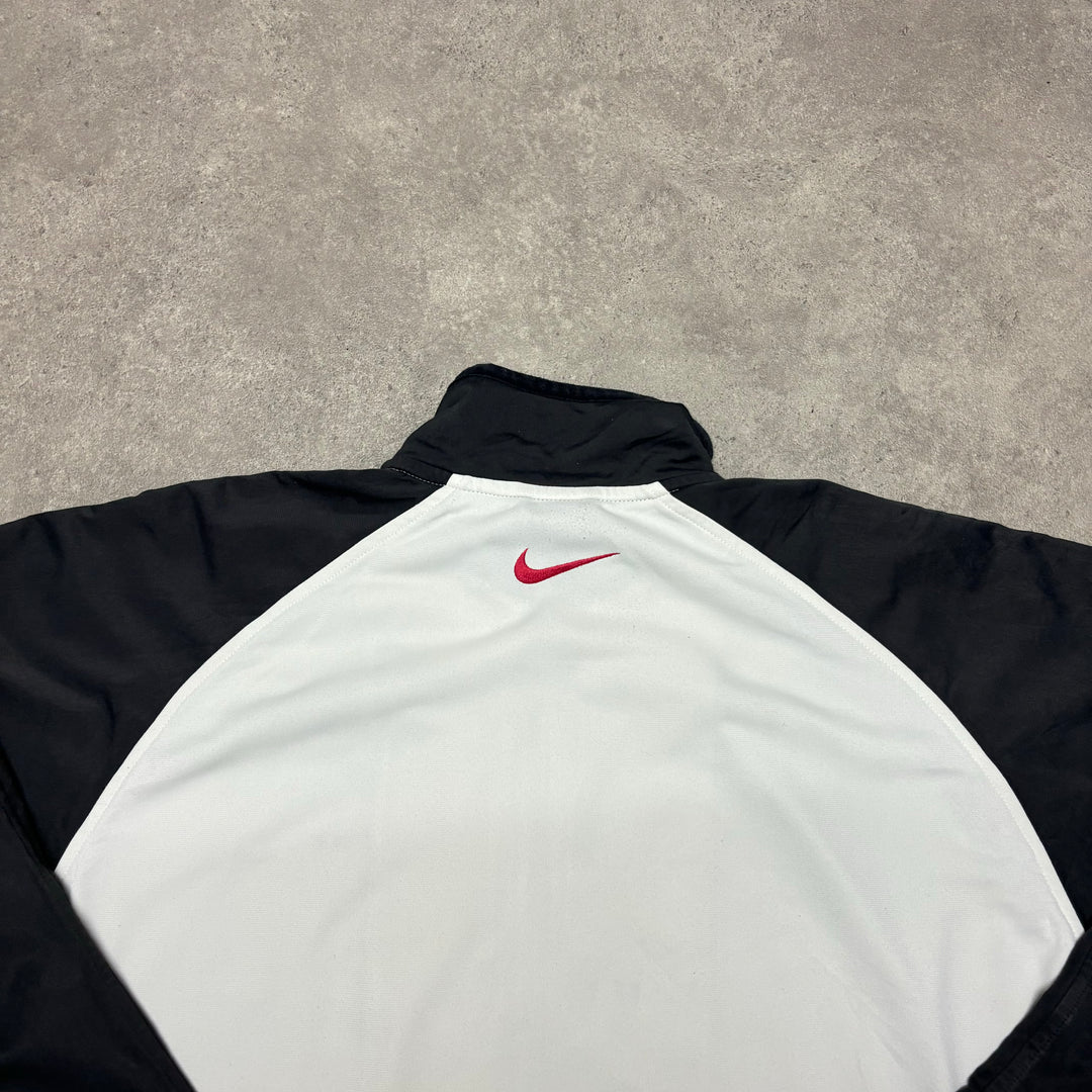 00's Vintage Nike White Technical Full Zip Jacket (M)