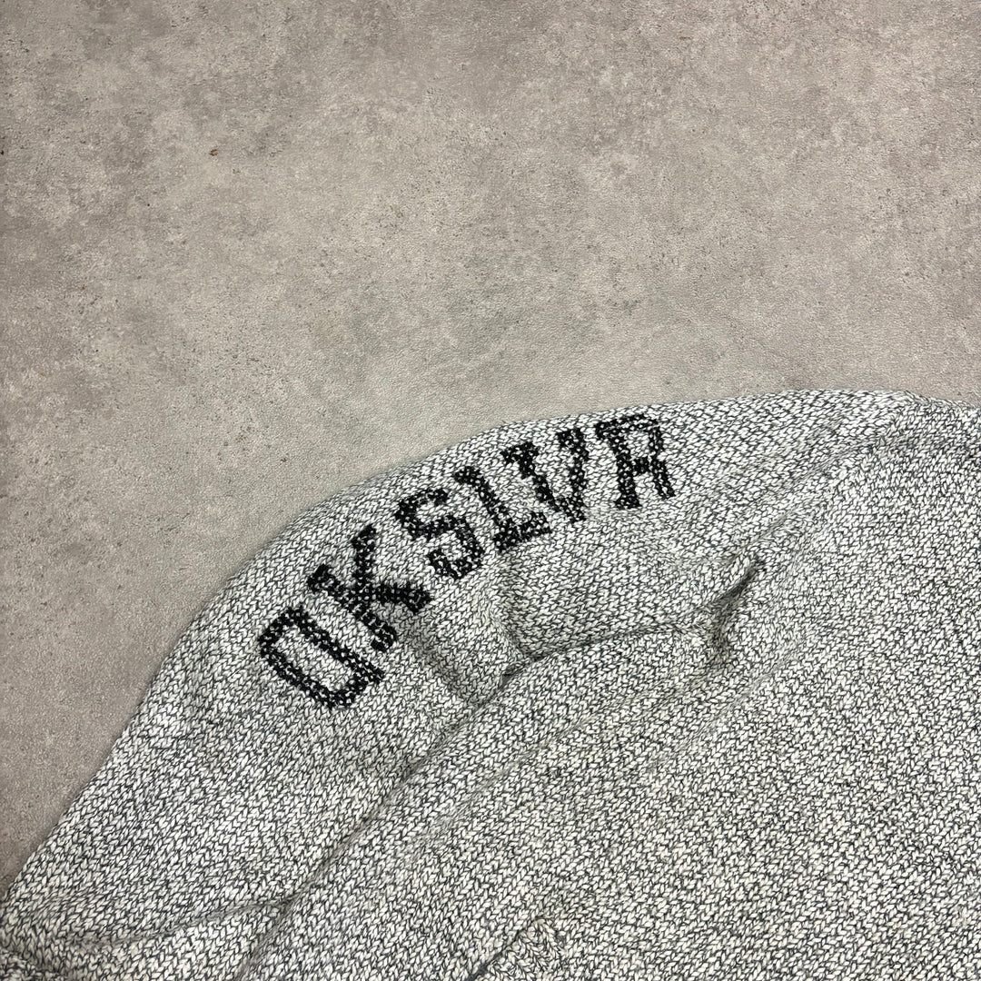 Vintage Quiksilver Grey Knitted Heavyweight Hoodie (XL)