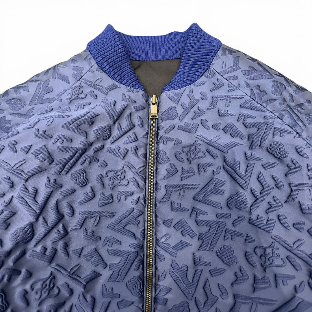 Fendi 3D Fragment Reversible Bomber And Shorts Set (L)