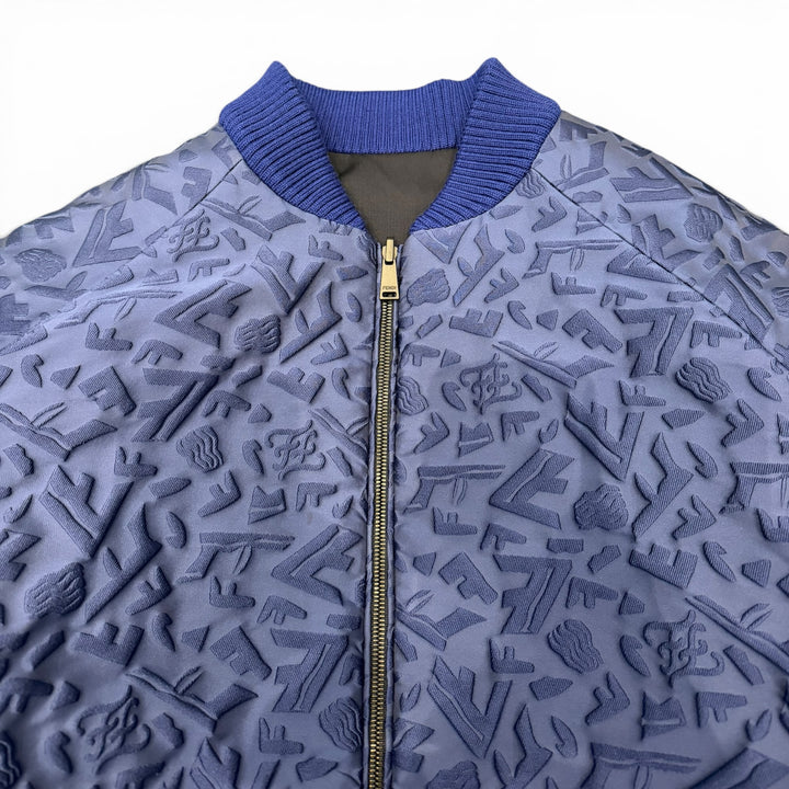 Fendi 3D Fragment Reversible Bomber And Shorts Set (L)