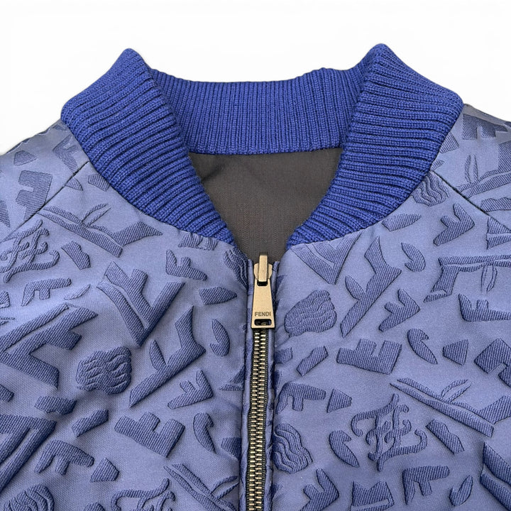 Fendi 3D Fragment Reversible Bomber And Shorts Set (L)