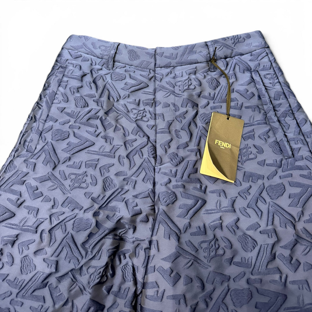 Fendi 3D Fragment Reversible Bomber And Shorts Set (L)