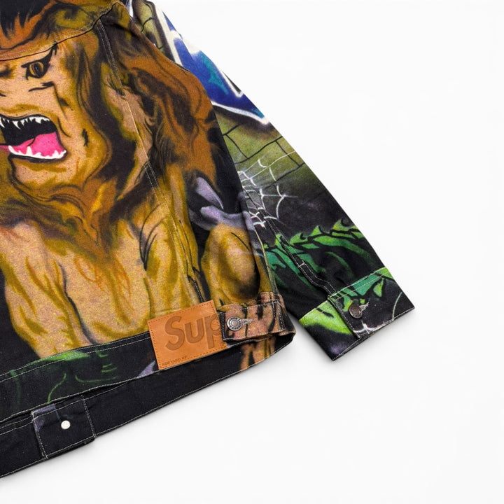 Supreme Lion's Denim Trucker Jacket (M)