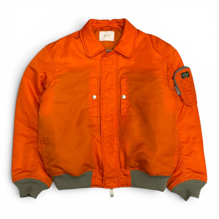 Aime Leon Dore Satin Bomber Jacket Orange (S)